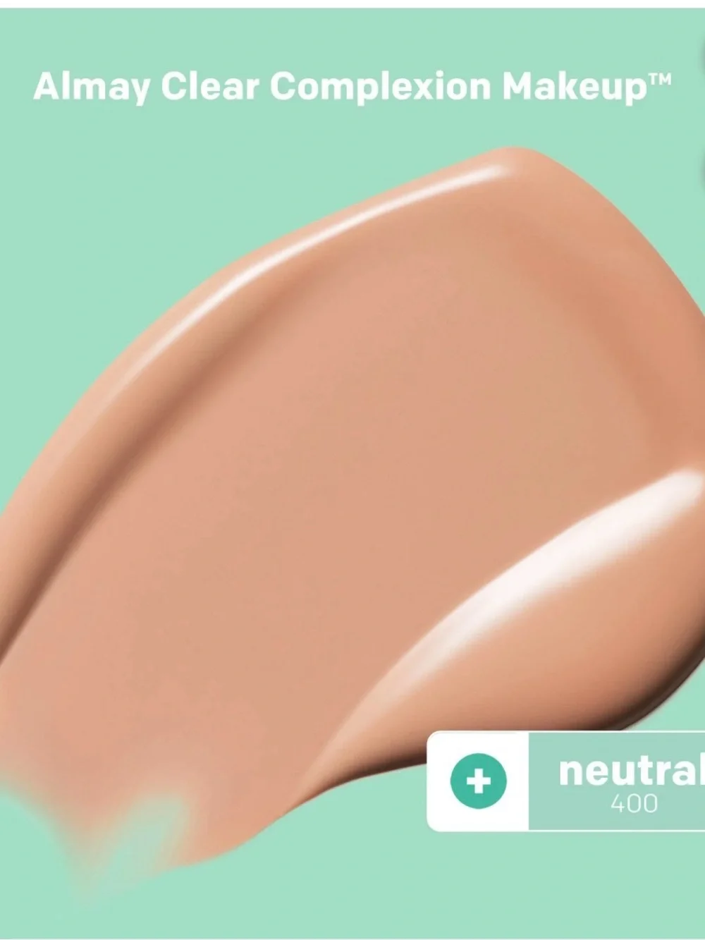 Almay Clear Complexion Makeup Foundation - 400 Neutral (Beige)